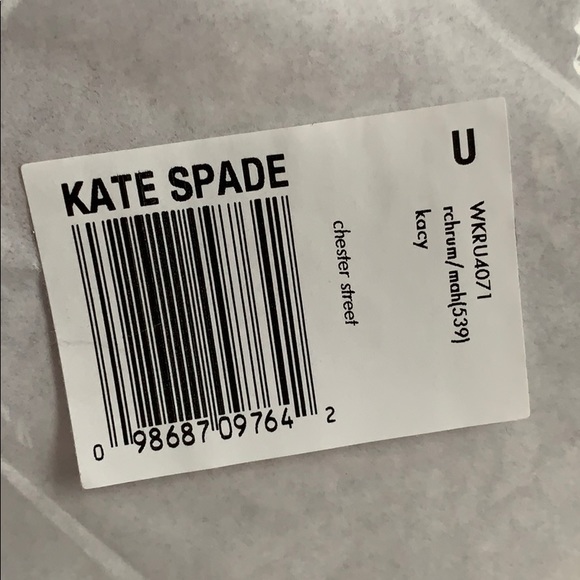 New! Kate Spade Backpack Chester St. Kacy Mahogany - Picture 7 of 8